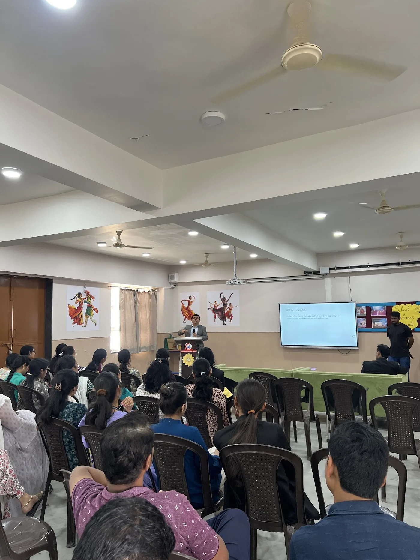 ENT awareness talk at a school