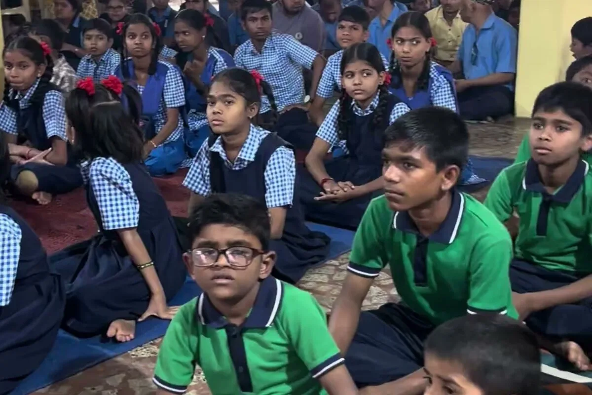 Audiometry and counselling at the hearing camp