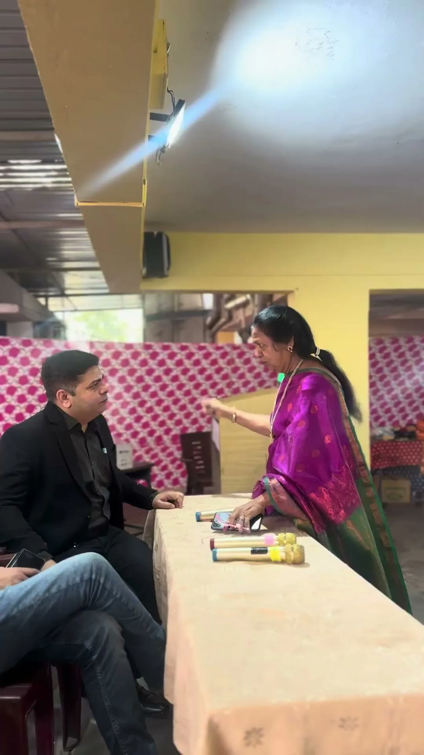 Counselling at the hearing camp