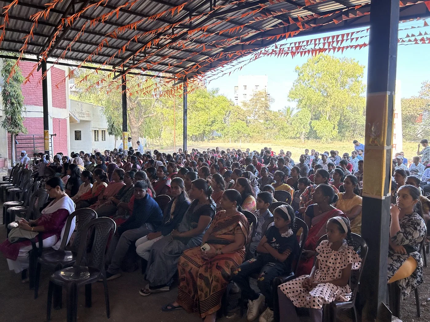 Audience at the vocal health event